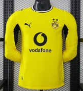 2627 BVB home long sleeve player version Soccer Jersey